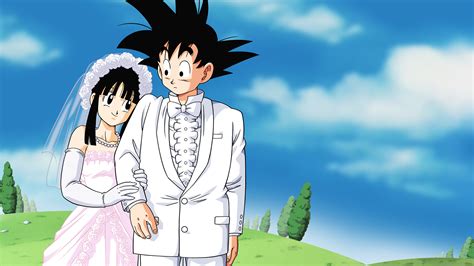 does goku love chichi|goku and chichi wedding.